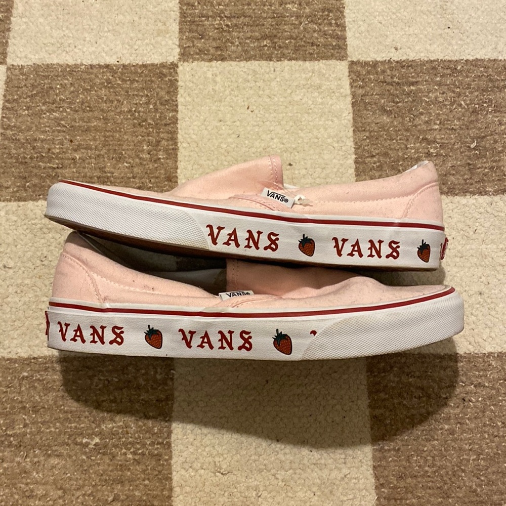 Pink Strawberry Vans